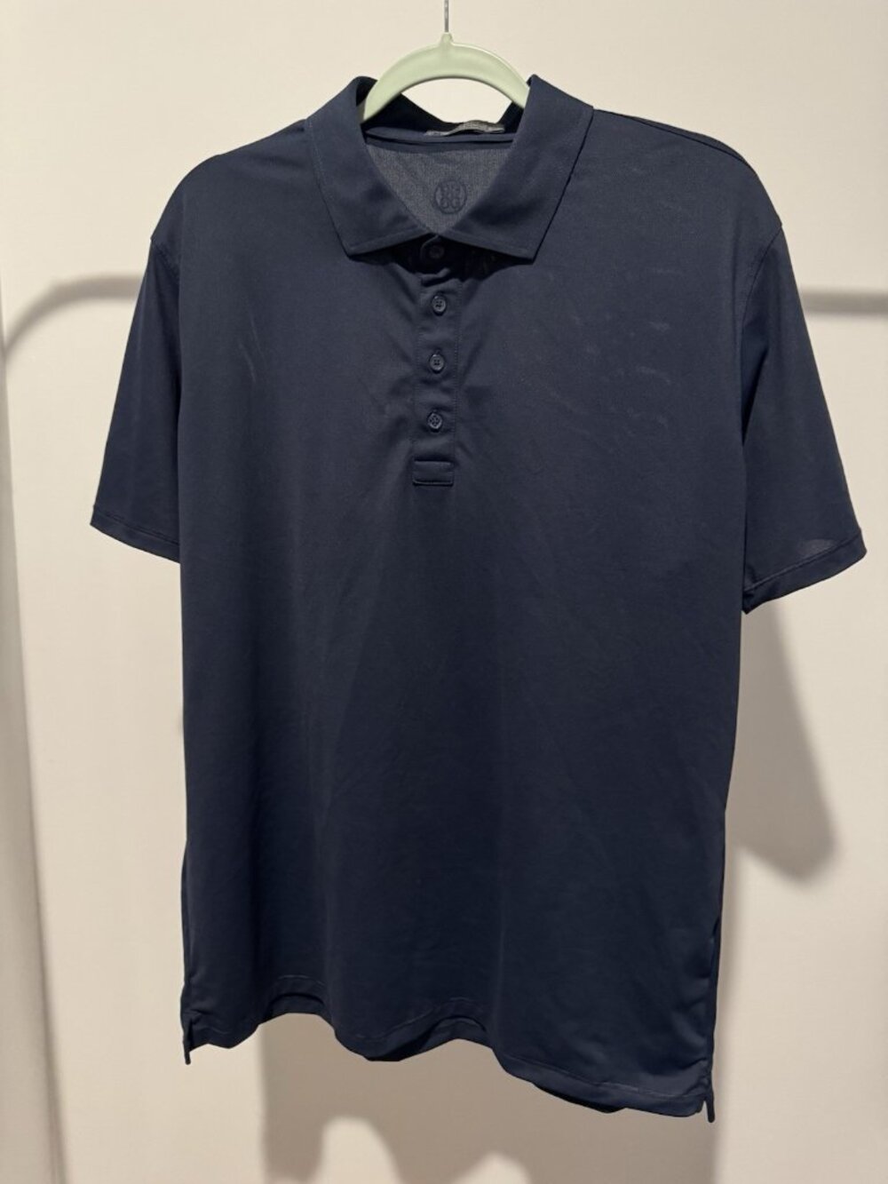 G/Fore Golf Polo Men's Large Navy Blue Performance Modern Fit